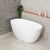 Byron Egg Oval Freestanding Bath | Gloss White or Matte White, 1300mm to 1700mm |