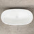 Byron Egg 1400mm Oval Freestanding Bath, Gloss White
