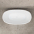 Byron Egg 1400mm Oval Freestanding Bath, Matte White