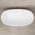 Byron Egg 1400mm Oval Freestanding Bath, Matte White