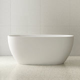 Egg Oval 1400mm Freestanding Bath, Matte White