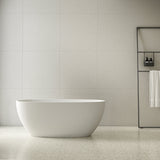 Egg Oval 1500mm Freestanding Bath, Gloss White