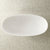 Egg Oval 1500mm Freestanding Bath, Gloss White