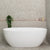 Byron Egg 1500mm Oval Freestanding Bath, Gloss White