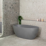 Byron Egg 1500mm Oval Freestanding Bath, Matte Charcoal Grey - SPECIAL EDITION