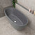 Byron Egg 1500mm Oval Freestanding Bath, Matte Charcoal Grey - SPECIAL EDITION