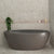 Byron Egg 1500mm Oval Freestanding Bath, Matte Charcoal Grey - SPECIAL EDITION