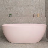 Byron Egg 1500mm Oval Freestanding Bath, Matte Light Pink - SPECIAL EDITION