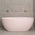 Byron Egg 1500mm Oval Freestanding Bath, Matte Light Pink - SPECIAL EDITION