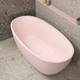 Byron Egg 1500mm Oval Freestanding Bath, Matte Light Pink - SPECIAL EDITION