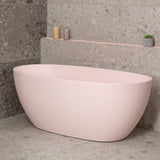 Byron Egg 1500mm Oval Freestanding Bath, Matte Light Pink - SPECIAL EDITION