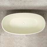 Byron Egg 1500mm Oval Freestanding Bath, Matte Light Pistachio - SPECIAL EDITION