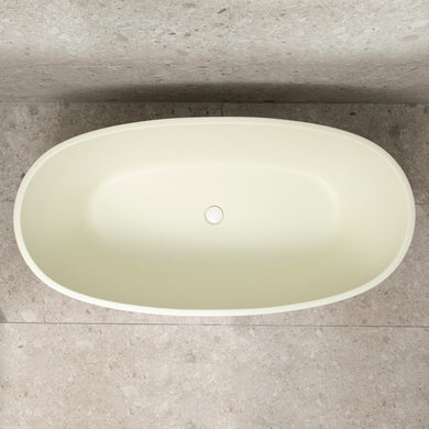 Byron Egg 1500mm Oval Freestanding Bath, Matte Light Pistachio Green - SPECIAL EDITION