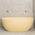 Byron Egg 1500mm Oval Freestanding Bath, Matte Vanilla Beige - SPECIAL EDITION