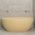 Byron Egg 1600mm Oval Freestanding Bath, Matte Vanilla Beige - SPECIAL EDITION