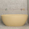 Byron Egg 1700mm Oval Freestanding Bath, Matte Vanilla Beige - SPECIAL EDITION
