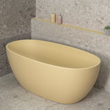 *Clearance Stock* Byron Egg 1500mm Oval Freestanding Bath, Matte Vanilla Beige - SPECIAL EDITION
