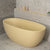 Byron Egg 1600mm Oval Freestanding Bath, Matte Vanilla Beige - SPECIAL EDITION