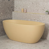 *Clearance Stock* Byron Egg 1500mm Oval Freestanding Bath, Matte Vanilla Beige - SPECIAL EDITION
