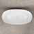 Byron Egg 1500mm Oval Freestanding Bath, Matte White