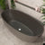 Byron Egg 1600mm Oval Freestanding Bath, Matte Charcoal Grey - SPECIAL EDITION