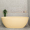 Byron Egg 1600mm Oval Freestanding Bath, Matte Vanilla Beige - SPECIAL EDITION