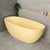 Byron Egg 1600mm Oval Freestanding Bath, Matte Vanilla Beige - SPECIAL EDITION