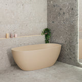 Byron Egg 1600mm Oval Freestanding Bath, Matte Vanilla Beige - SPECIAL EDITION