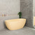 Byron Egg 1600mm Oval Freestanding Bath, Matte Vanilla Beige - SPECIAL EDITION