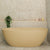 *Clearance Stock* Byron Egg 1600mm Oval Freestanding Bath, Matte Vanilla Beige - SPECIAL EDITION
