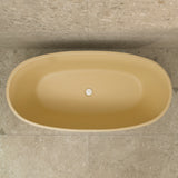 *Clearance Stock* Byron Egg 1600mm Oval Freestanding Bath, Matte Vanilla Beige - SPECIAL EDITION