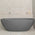 Byron Egg 1700mm Oval Freestanding Bath, Matte Charcoal Grey - SPECIAL EDITION