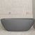 Byron Egg 1700mm Oval Freestanding Bath, Matte Charcoal Grey - SPECIAL EDITION