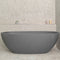 Byron Egg 1700mm Oval Freestanding Bath, Matte Charcoal Grey - SPECIAL EDITION