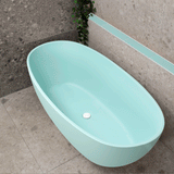 Byron Egg 1700mm Oval Freestanding Bath, Matte Duck Egg Blue - SPECIAL EDITION