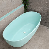 Byron Egg 1700mm Oval Freestanding Bath, Matte Duck Egg Blue - SPECIAL EDITION