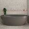 Byron Egg 1700mm Oval Freestanding Bath, Matte Charcoal Grey - SPECIAL EDITION