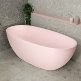 Byron Egg 1700mm Oval Freestanding Bath, Matte Light Pink - SPECIAL EDITION