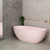 Byron Egg 1700mm Oval Freestanding Bath, Matte Light Pink - SPECIAL EDITION