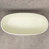 Byron Egg 1700mm Oval Freestanding Bath, Matte Light Pistachio - SPECIAL EDITION