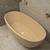 Byron Egg 1700mm Oval Freestanding Bath, Matte Vanilla Beige - SPECIAL EDITION