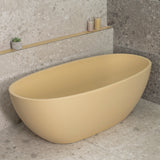 *Clearance Stock* Byron Egg 1700mm Oval Freestanding Bath, Matte Vanilla Beige - SPECIAL EDITION