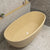 *Clearance Stock* Byron Egg 1700mm Oval Freestanding Bath, Matte Vanilla Beige - SPECIAL EDITION