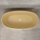 *Clearance Stock* Byron Egg 1700mm Oval Freestanding Bath, Matte Vanilla Beige - SPECIAL EDITION