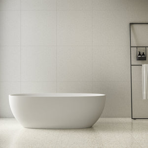 Egg Oval 1700mm Freestanding Bath, Matte White