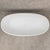 Byron Egg 1700mm Oval Freestanding Bath, Matte White