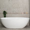 Byron Egg 1800mm Oval Freestanding Bath, Gloss White