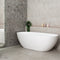 Byron Egg 1800mm Oval Freestanding Bath, Matte White