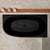 Byron Egg 1400mm Right Corner Freestanding Bath, Matte Black