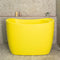 Ofuro 1200mm Extra Height Japanese Soaking Bath with Seat, Matte Lemon Meringue - SPECIAL EDITION